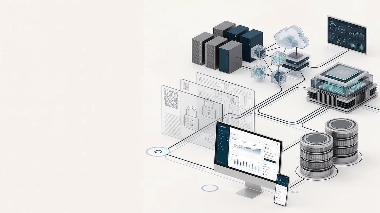 Layered software interfaces connected as one system